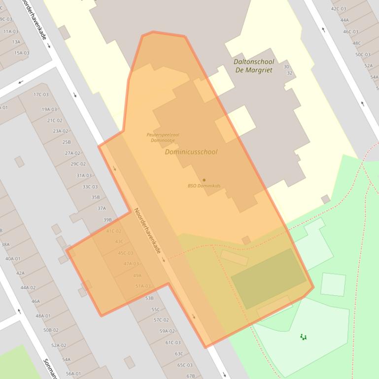 Kaart van postcodegebied 3039RG.