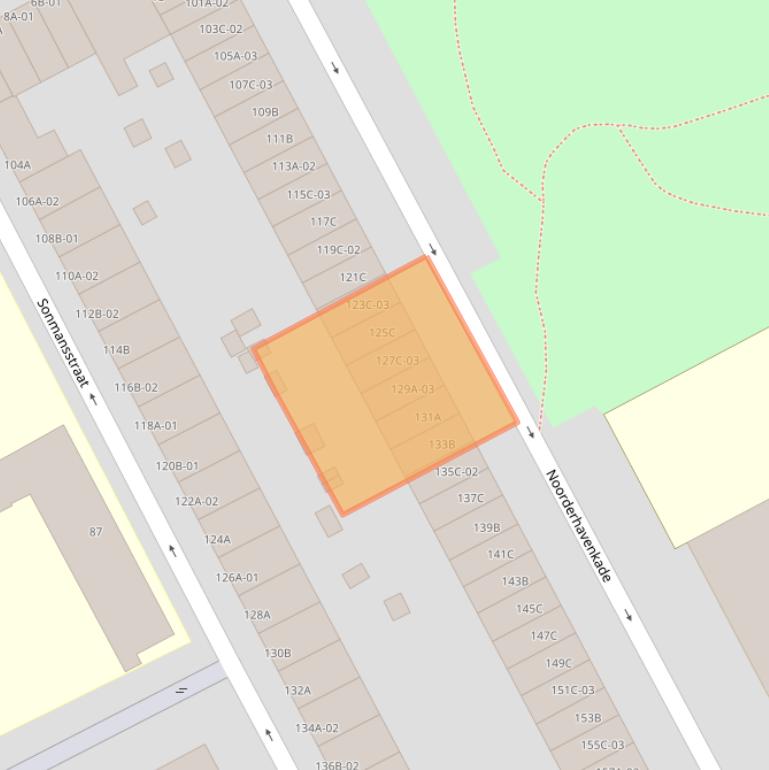 Kaart van postcodegebied 3039RN.