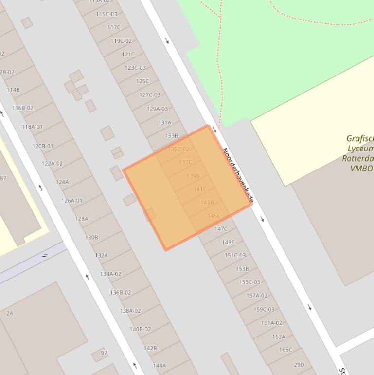 Kaart van postcodegebied 3039RP.