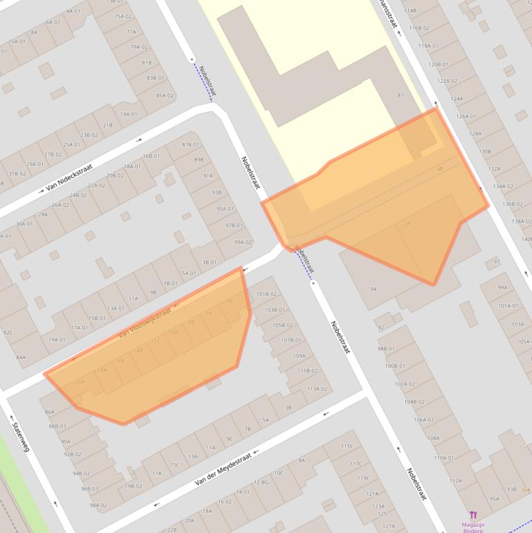 Kaart van postcodegebied 3039TP.