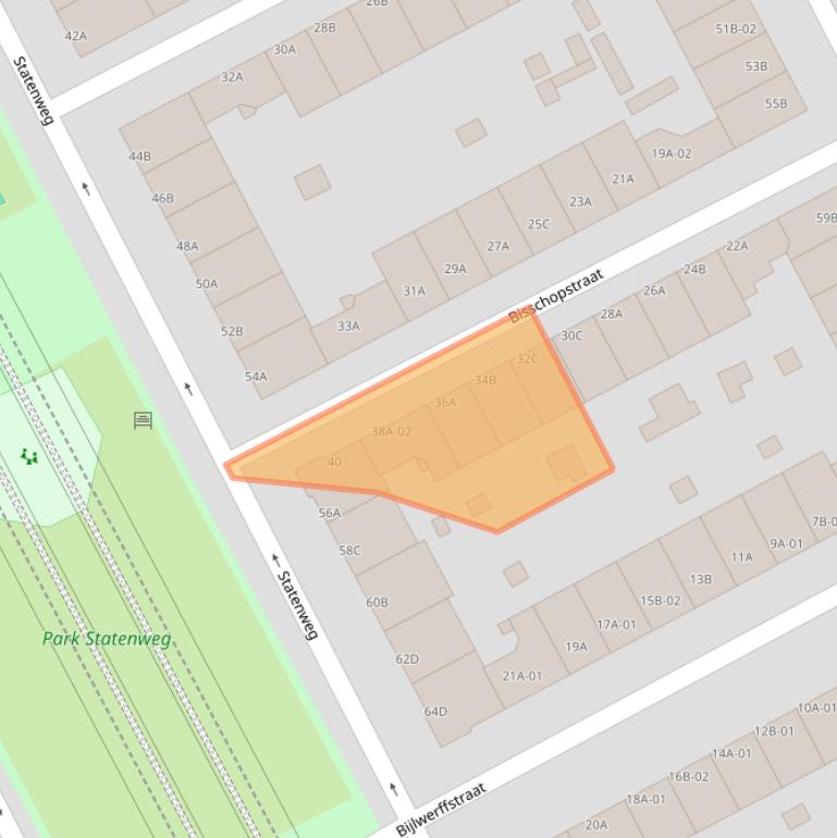 Kaart van postcodegebied 3039VC.