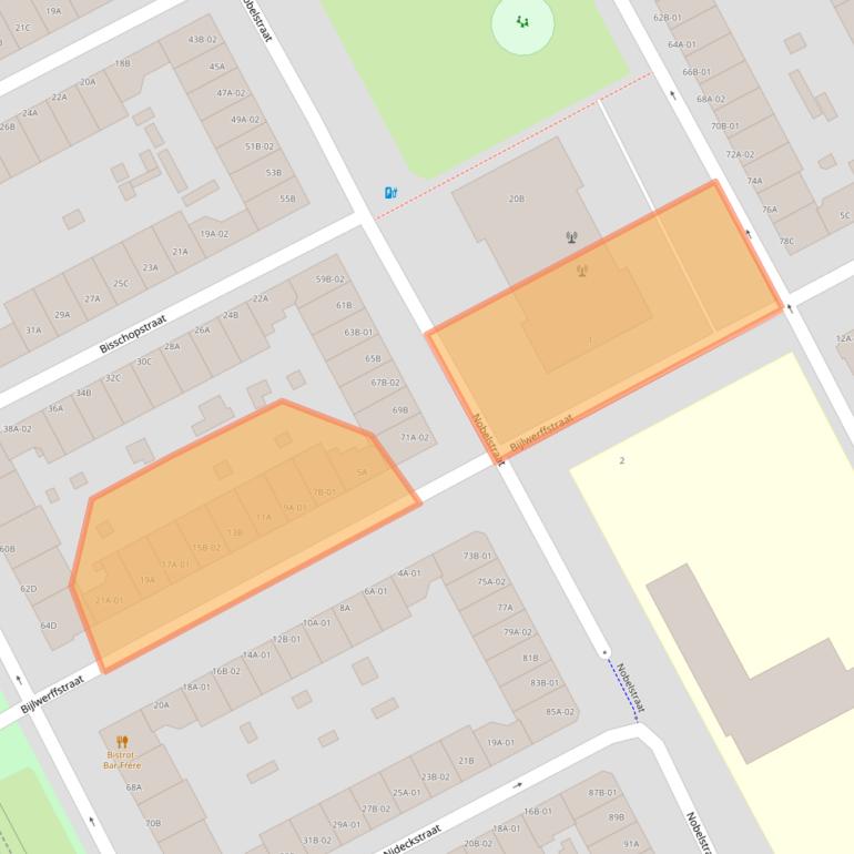 Kaart van postcodegebied 3039VD.