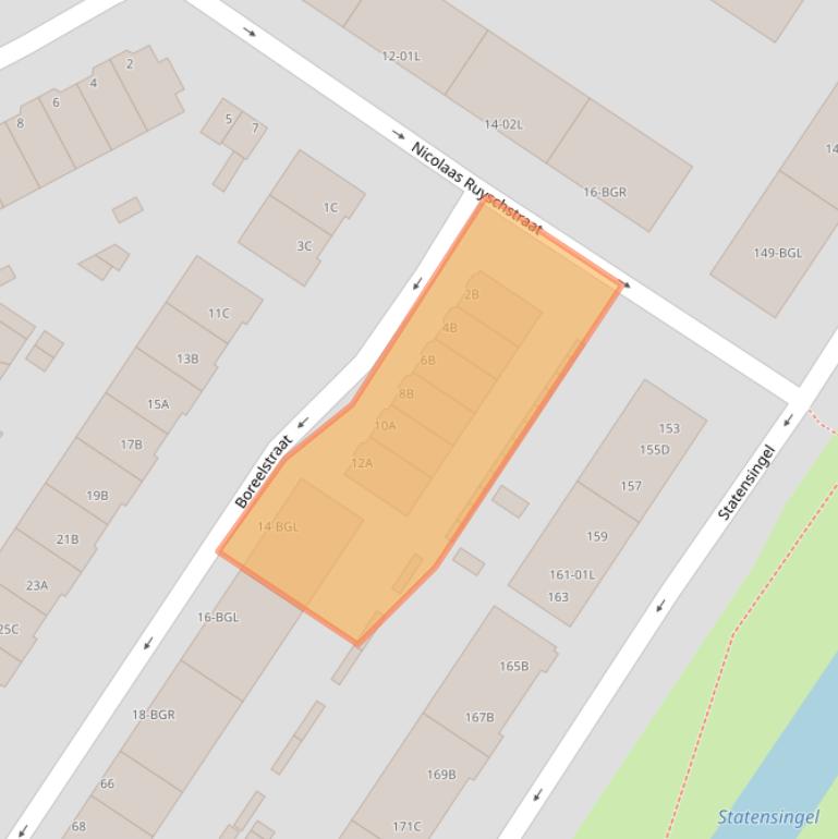 Kaart van postcodegebied 3039WK.