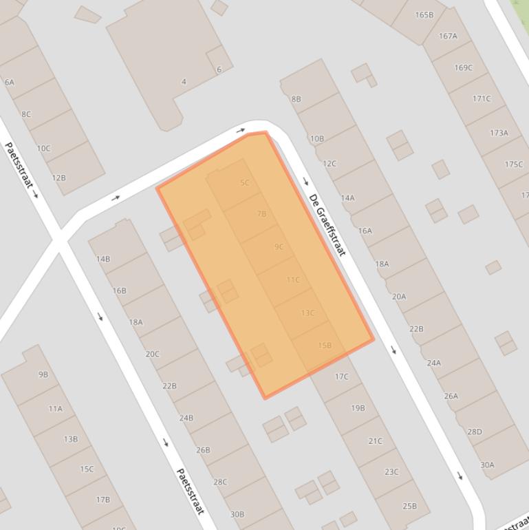 Kaart van postcodegebied 3039XB.