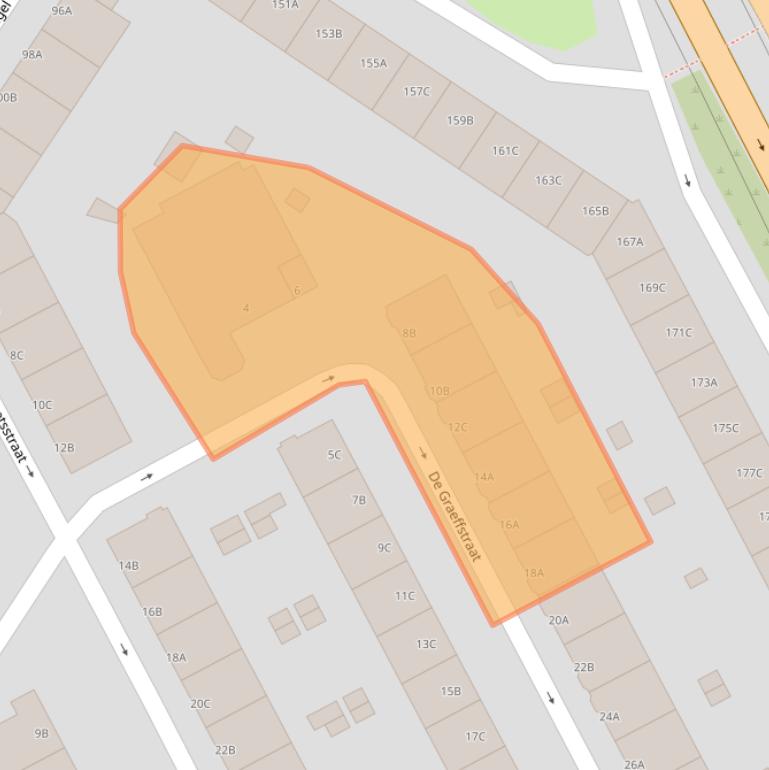 Kaart van postcodegebied 3039XD.