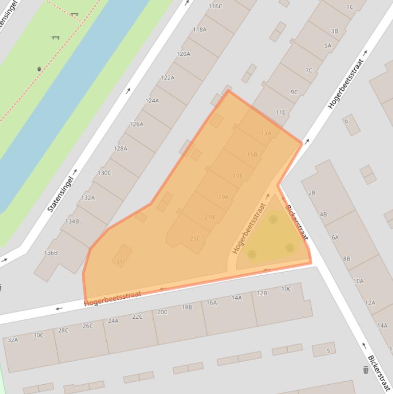 Kaart van postcodegebied 3039XH.