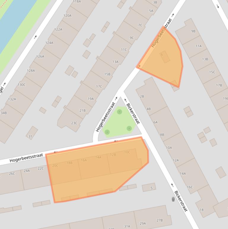 Kaart van postcodegebied 3039XJ.