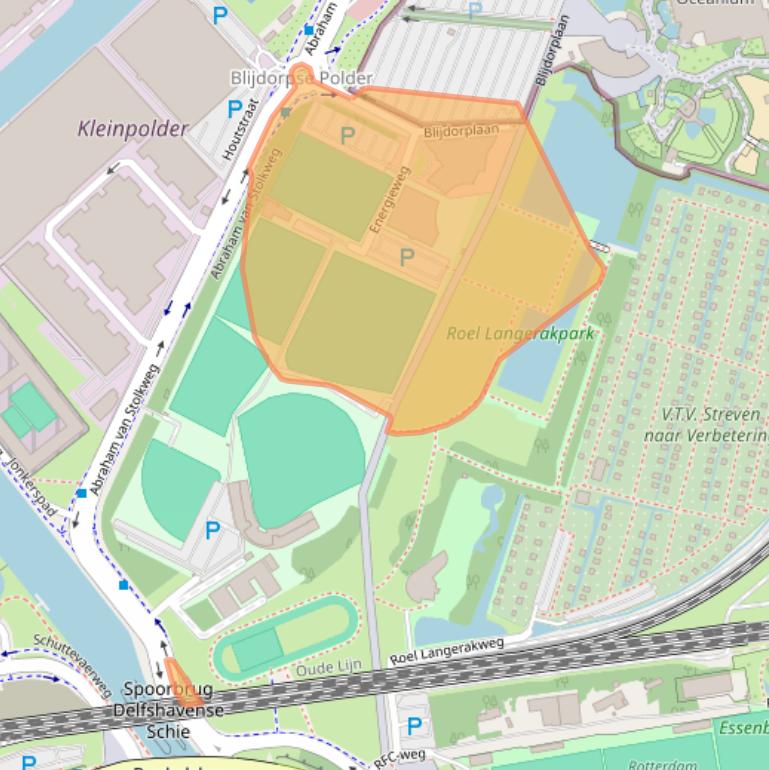 Kaart van postcodegebied 3041JC.