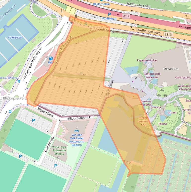 Kaart van postcodegebied 3041JG.