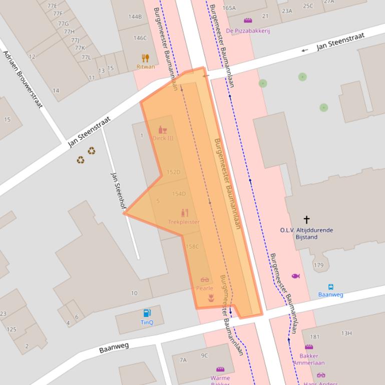 Kaart van postcodegebied 3042AH.