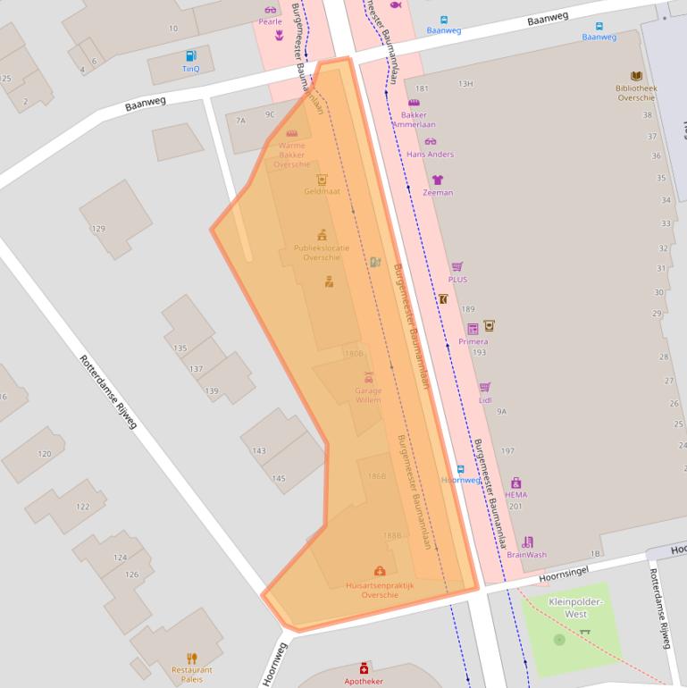 Kaart van postcodegebied 3042AJ.