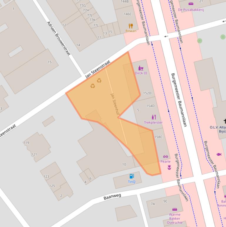 Kaart van postcodegebied 3042AK.