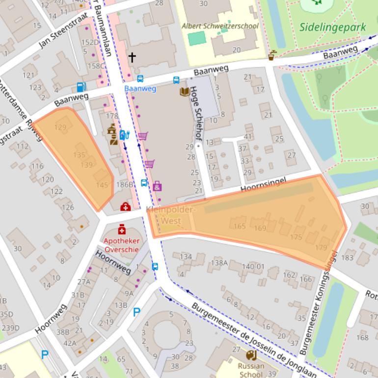 Kaart van postcodegebied 3042AN.