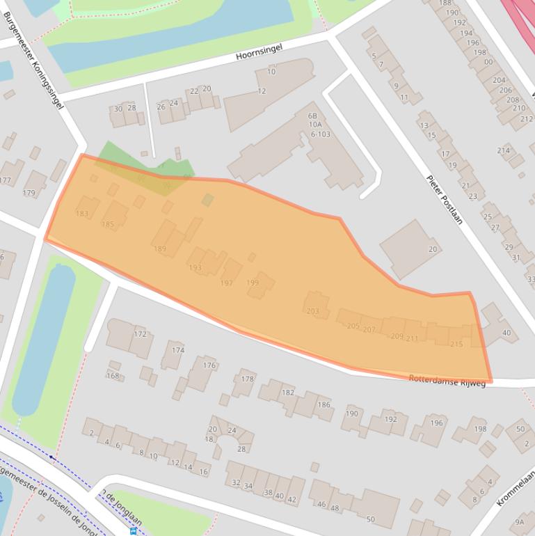 Kaart van postcodegebied 3042AP.