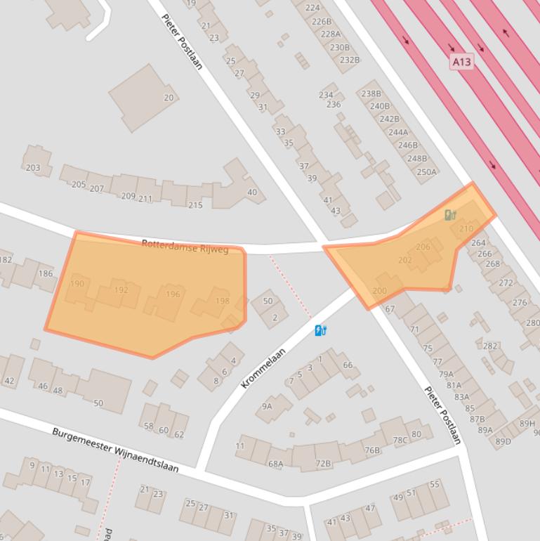 Kaart van postcodegebied 3042AV.