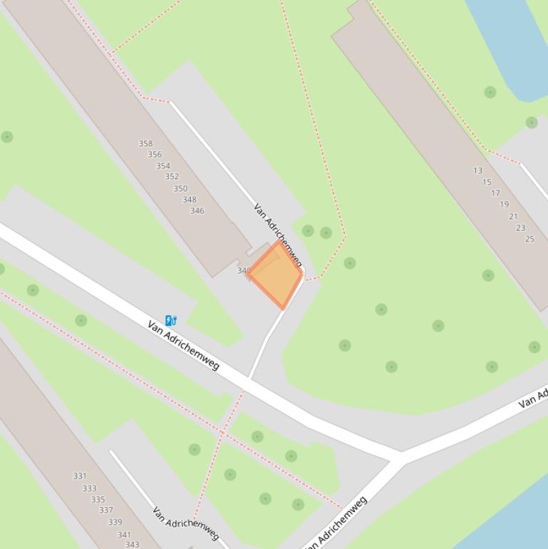 Kaart van postcodegebied 3042BN.