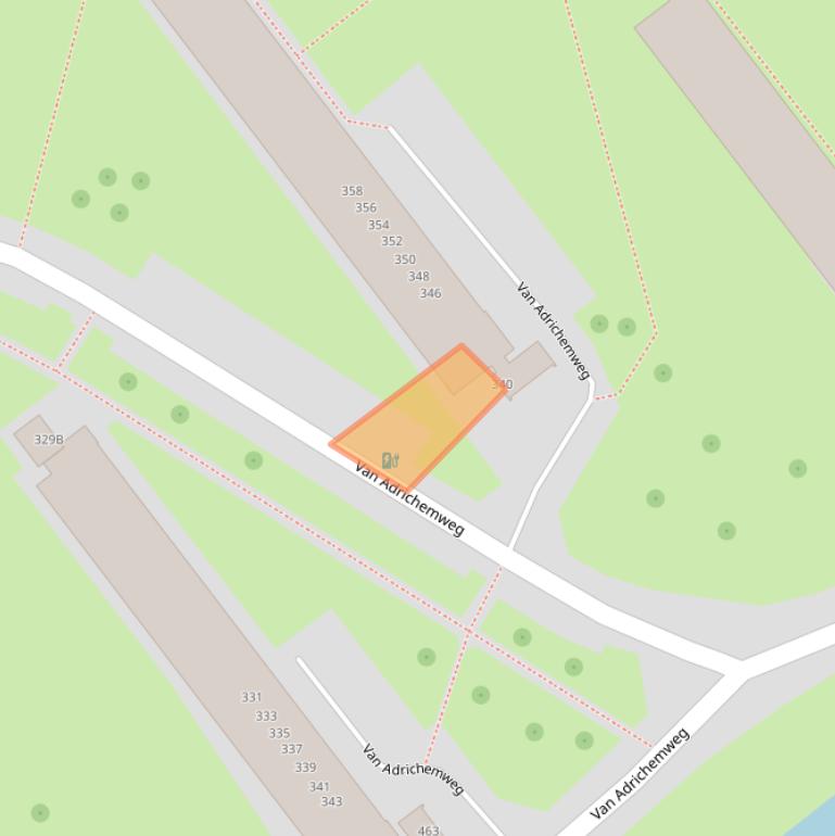 Kaart van postcodegebied 3042BR.