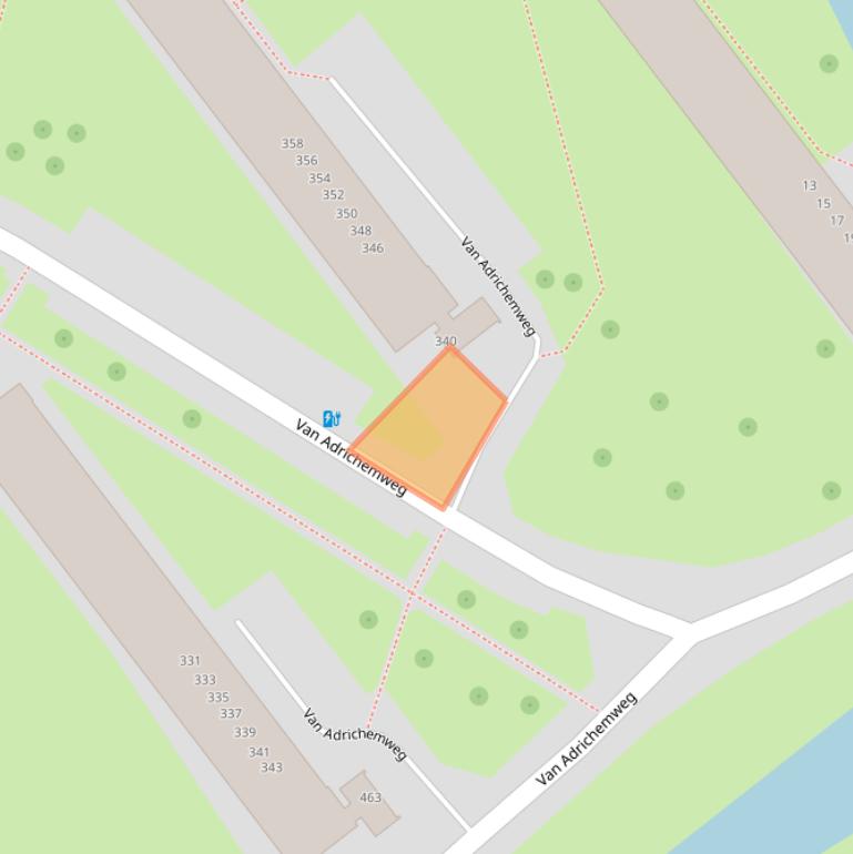 Kaart van postcodegebied 3042BS.