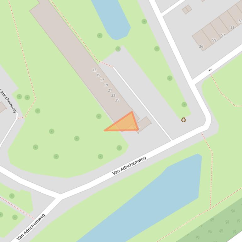 Kaart van postcodegebied 3042BV.