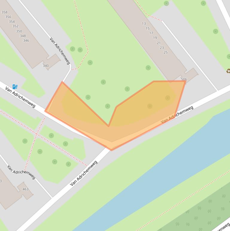 Kaart van postcodegebied 3042BW.