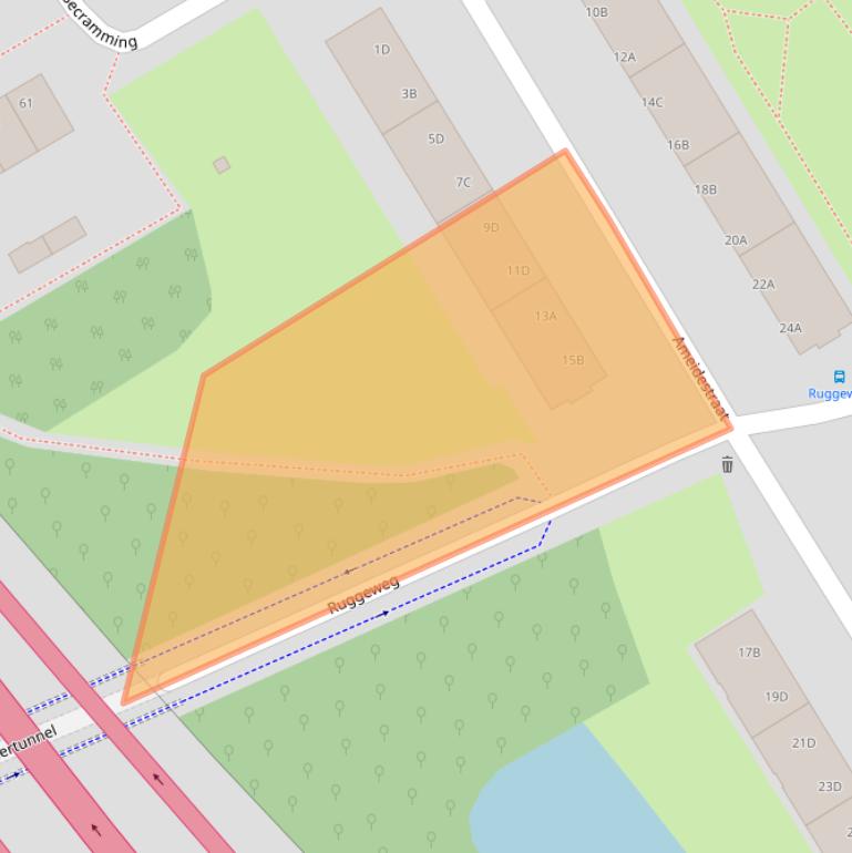 Kaart van postcodegebied 3042EB.