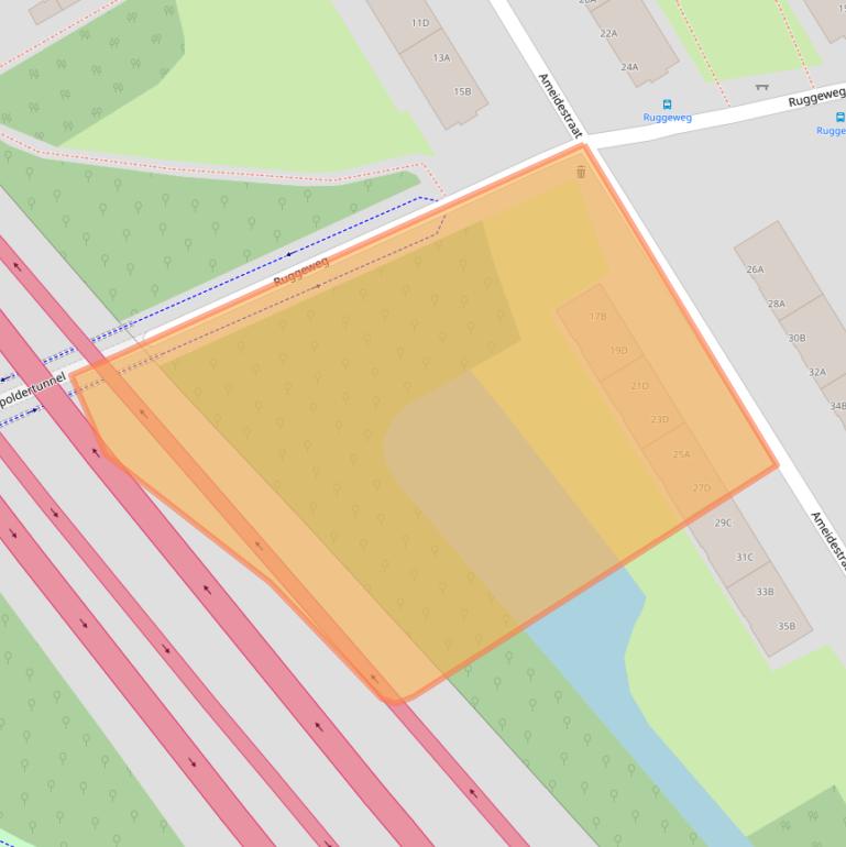 Kaart van postcodegebied 3042EC.