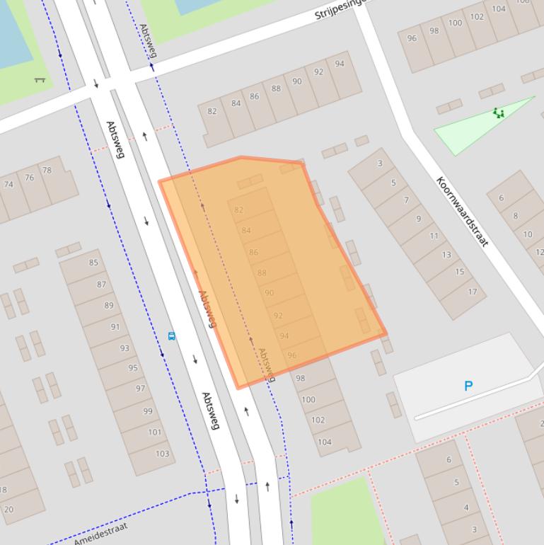 Kaart van postcodegebied 3042GH.