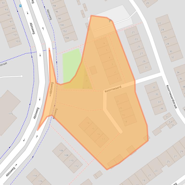 Kaart van postcodegebied 3042GR.