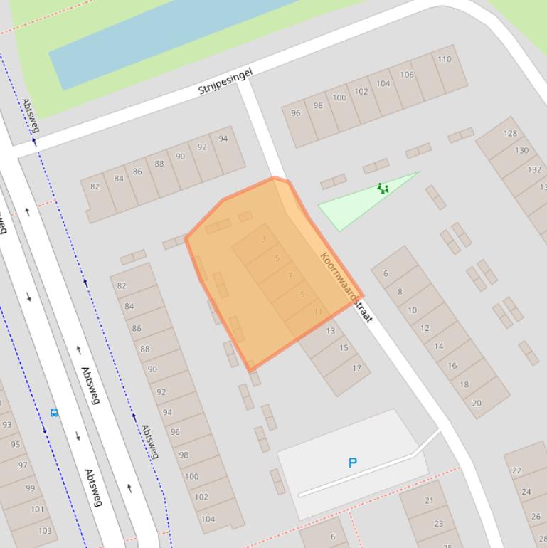 Kaart van postcodegebied 3042GS.