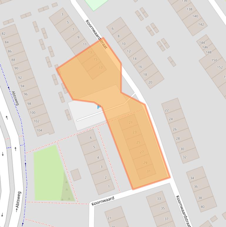 Kaart van postcodegebied 3042GT.