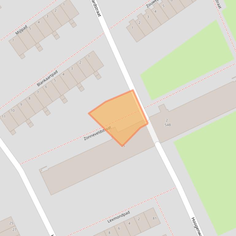 Kaart van postcodegebied 3042HB.