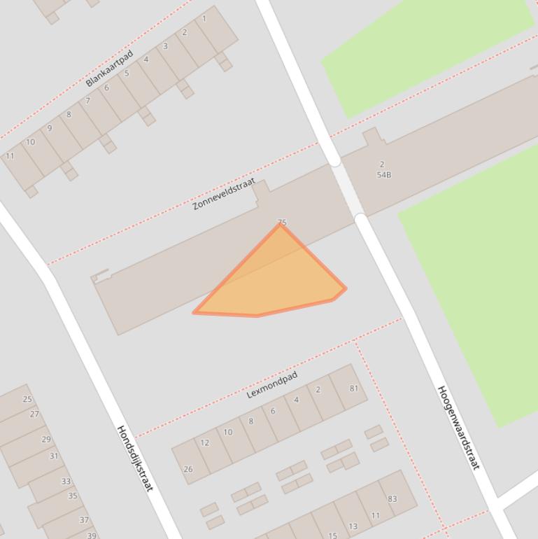 Kaart van postcodegebied 3042HC.