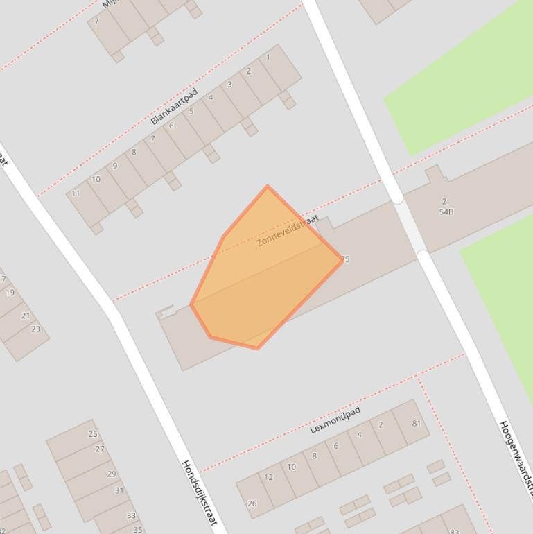 Kaart van postcodegebied 3042HD.