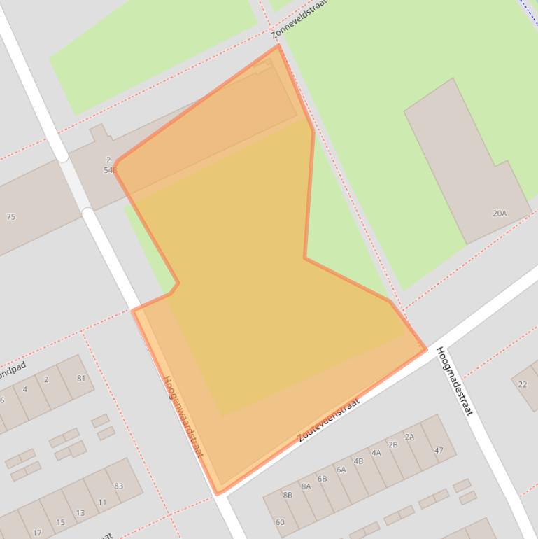 Kaart van postcodegebied 3042HH.