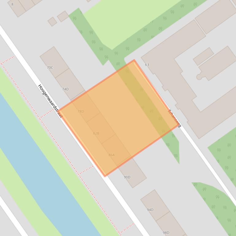 Kaart van postcodegebied 3042HM.