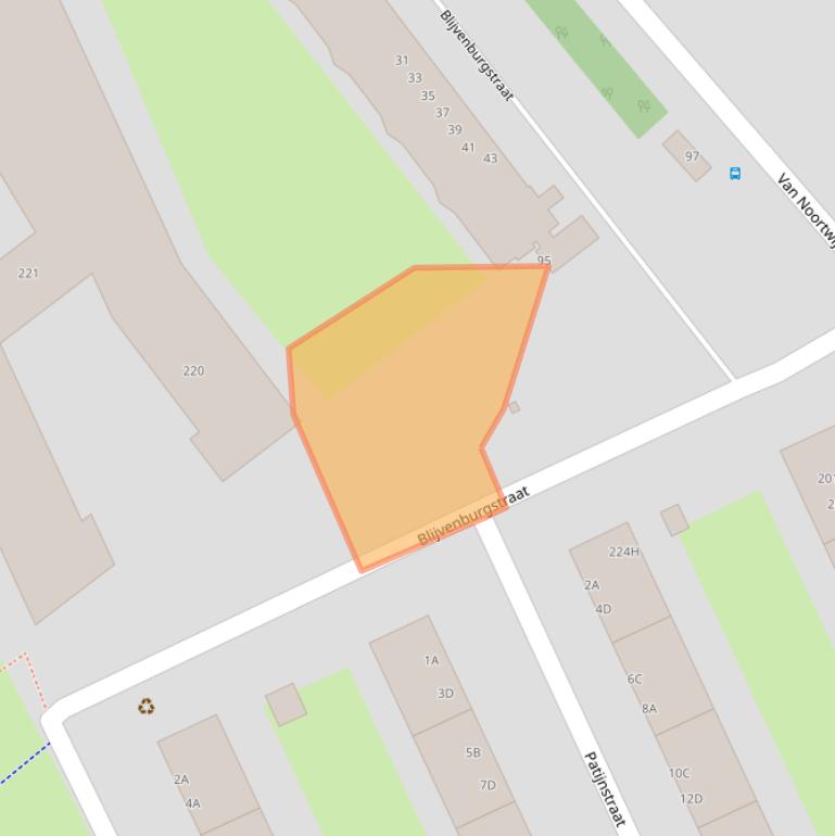 Kaart van postcodegebied 3042KC.