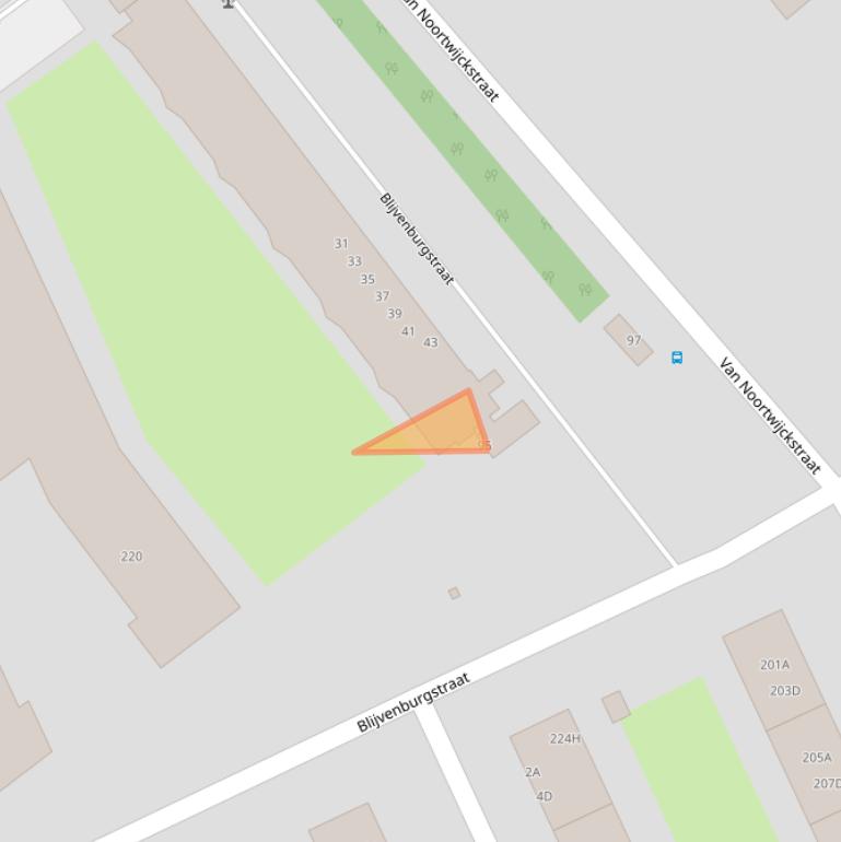 Kaart van postcodegebied 3042KD.