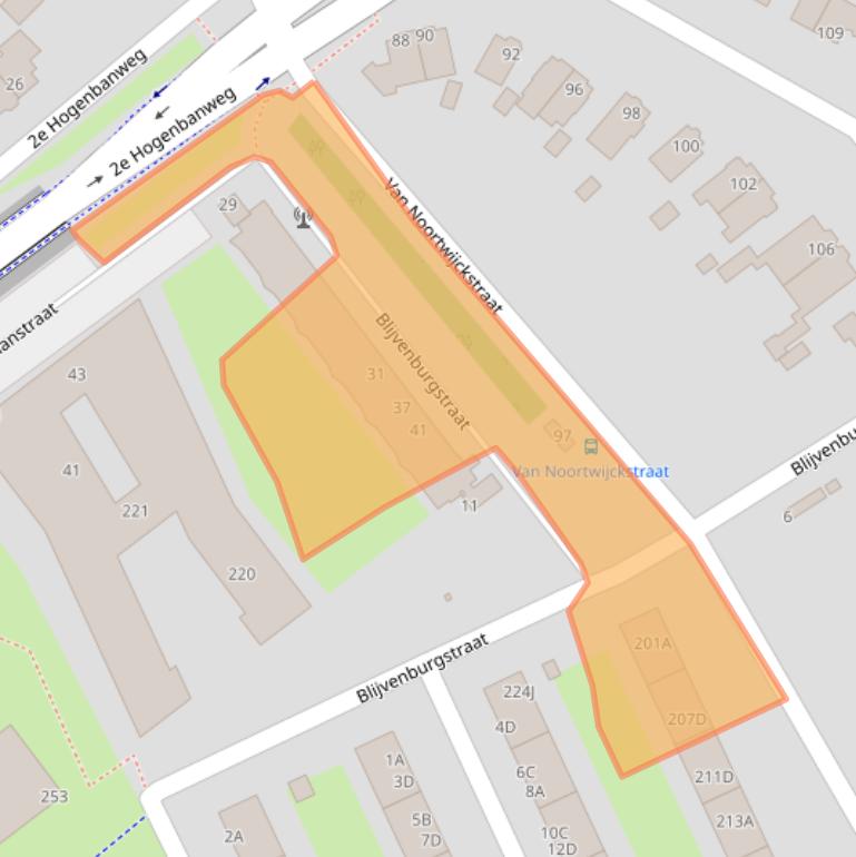 Kaart van postcodegebied 3042LE.