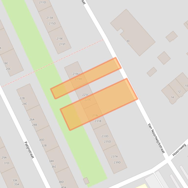 Kaart van postcodegebied 3042LH.