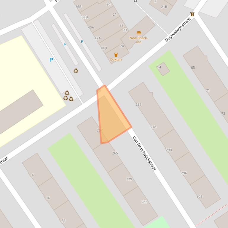 Kaart van postcodegebied 3042LK.