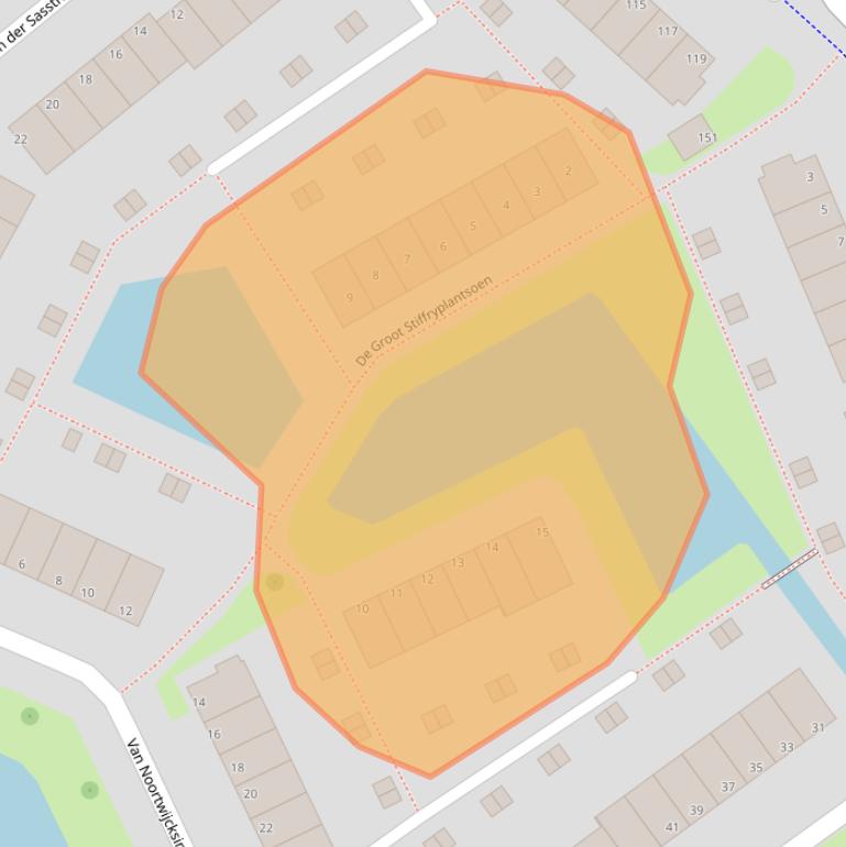 Kaart van postcodegebied 3042NB.