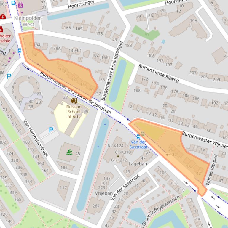 Kaart van postcodegebied 3042NH.