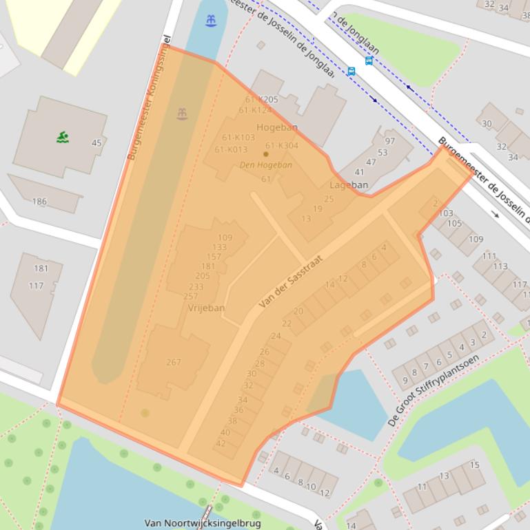 Kaart van postcodegebied 3042NM.