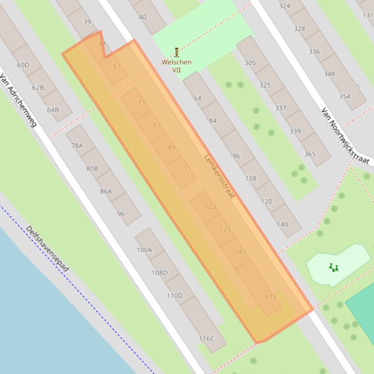 Kaart van postcodegebied 3042PE.