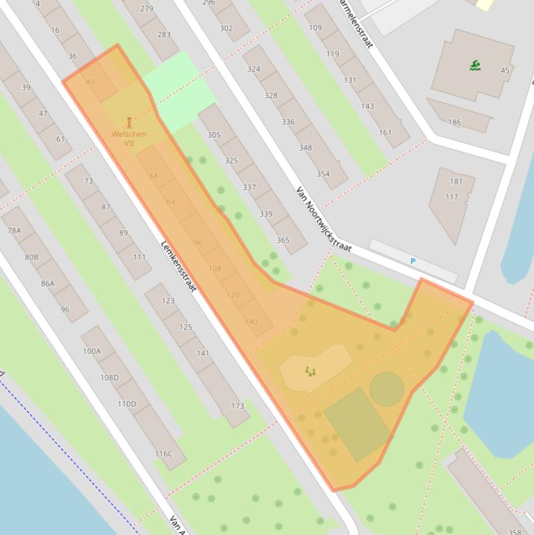 Kaart van postcodegebied 3042PK.