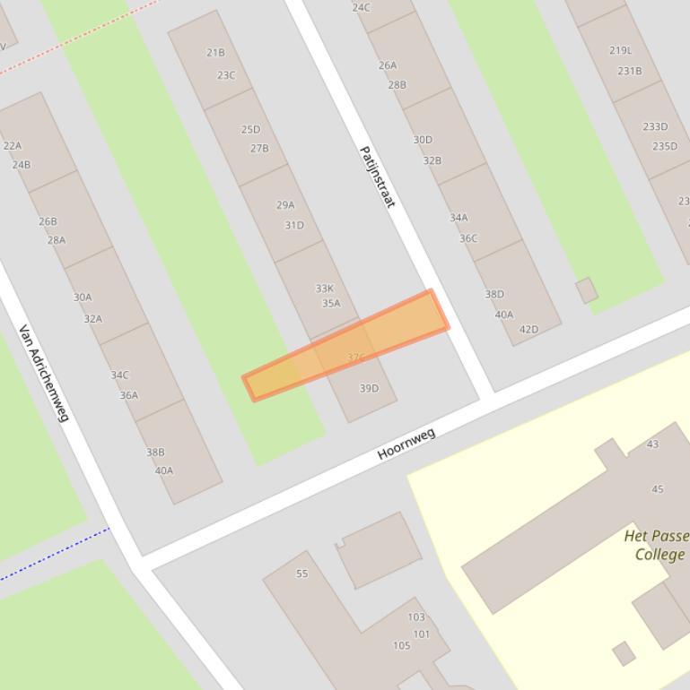 Kaart van postcodegebied 3042PP.