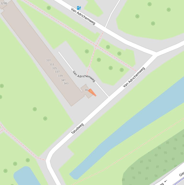 Kaart van postcodegebied 3042RR.