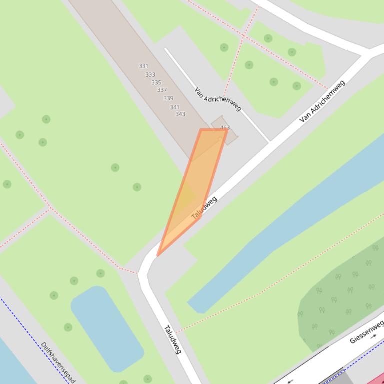 Kaart van postcodegebied 3042RT.