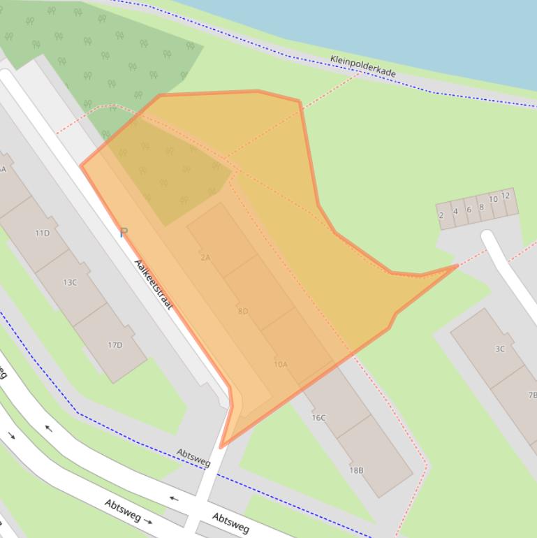 Kaart van postcodegebied 3042SE.