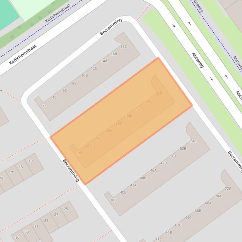 Kaart van postcodegebied 3042ST.